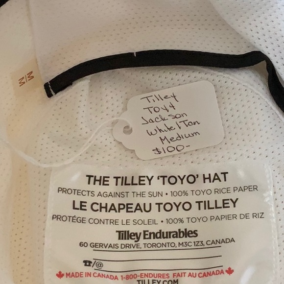 Tilley JACKSON TOY4 Fedora - White/Tan - Picture 11 of 16
